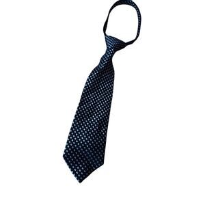 Class Club Boys Navy Blue Print Necktie